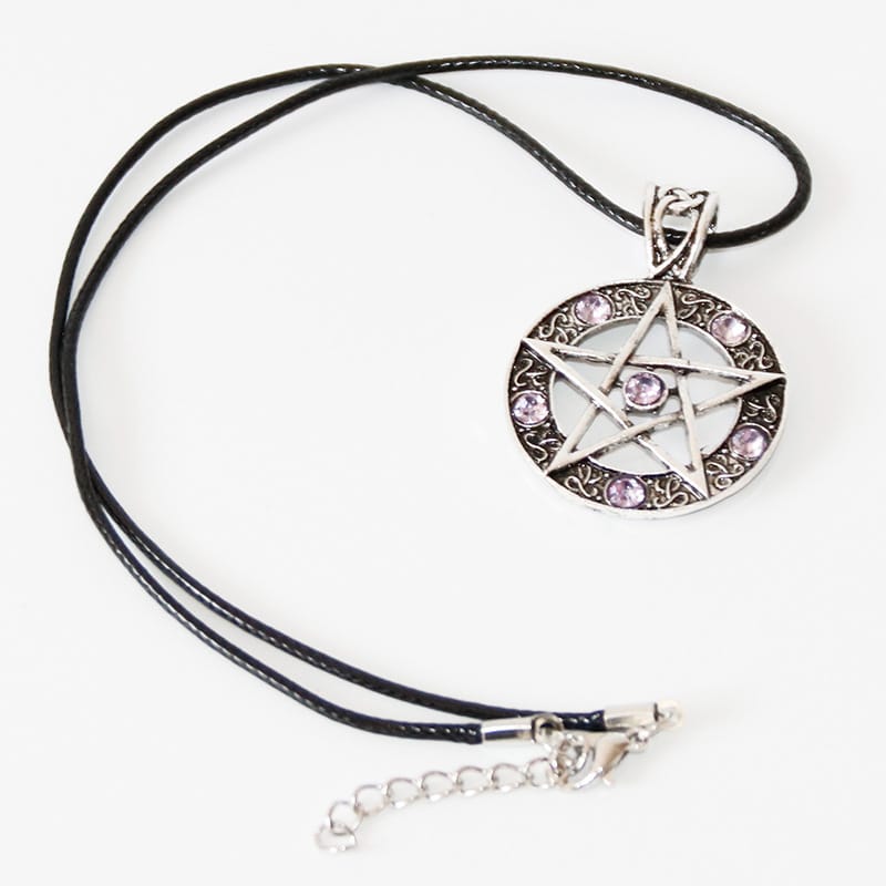 Divine Pentagram Crystal Necklace