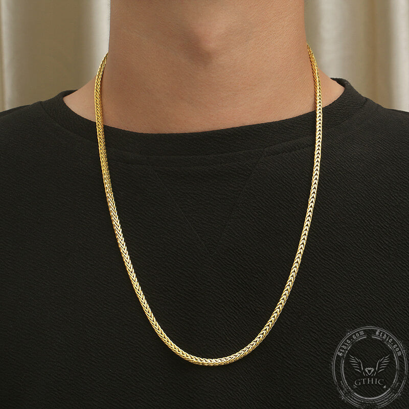 66 Cm Link Chain Stainless Steel Necklace