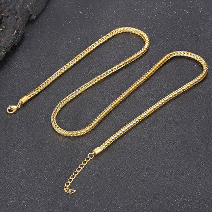 66 Cm Link Chain Stainless Steel Necklace