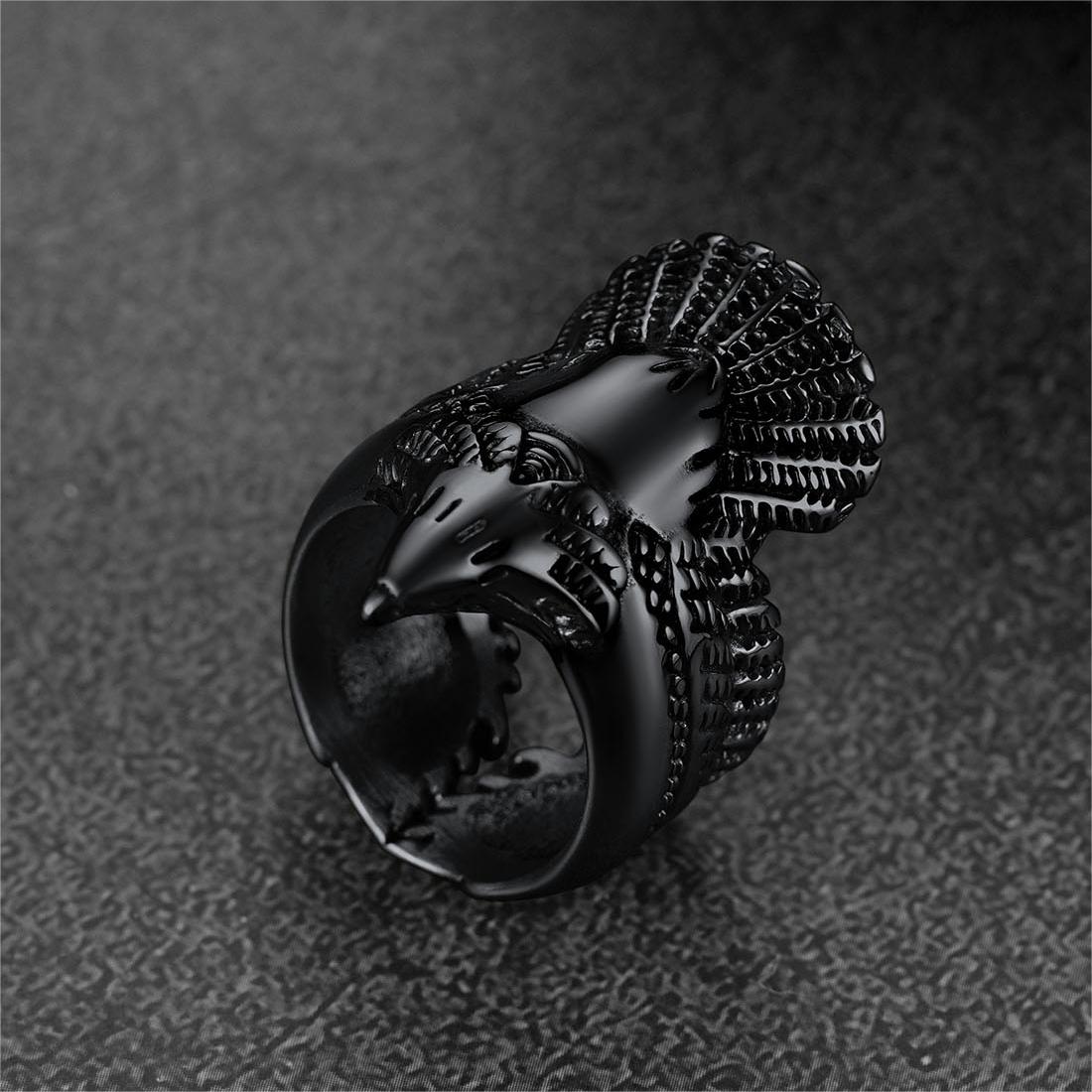 Retro Eagle Ring for Stainless Steel