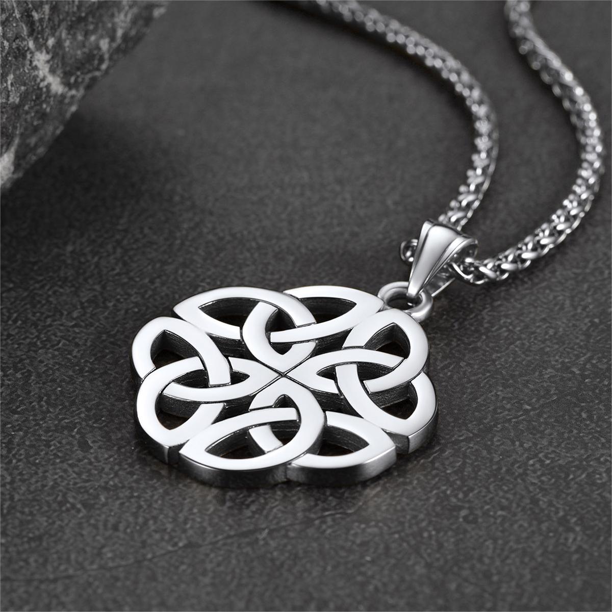 Irish Celtic Knot Necklace for