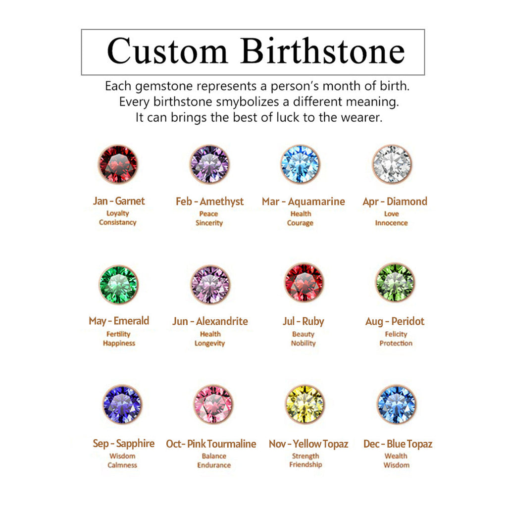 Minimalist Birthstone Gemstone Band Ring for