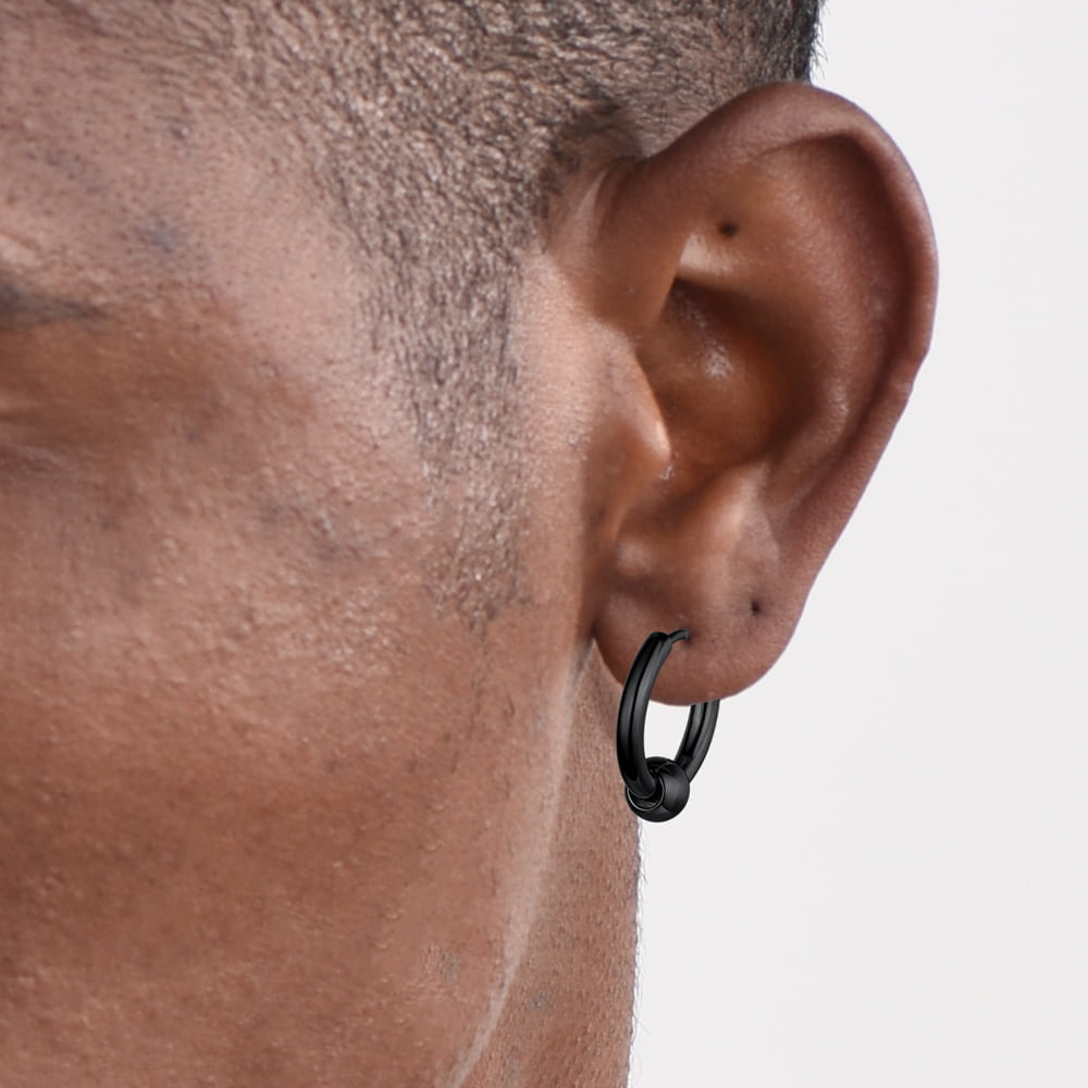 Samll Piercing Huggie Hoop Earrings Set for 3 Pairs