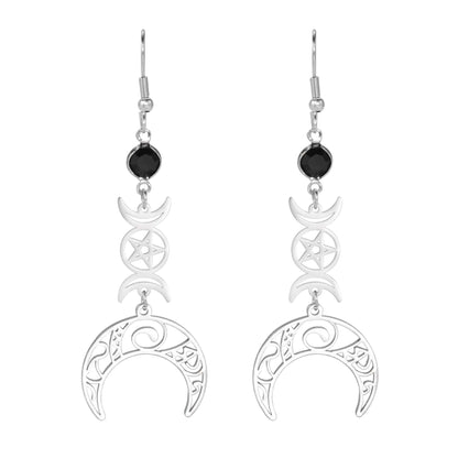 Wiccan Strength Protection Earrings