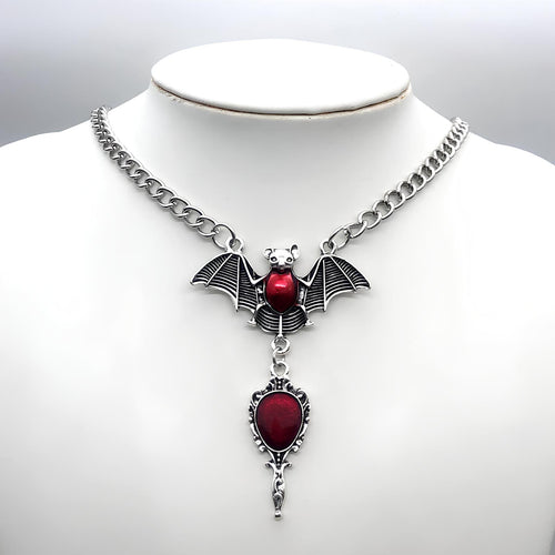 Bat of the Blood Moon Necklace