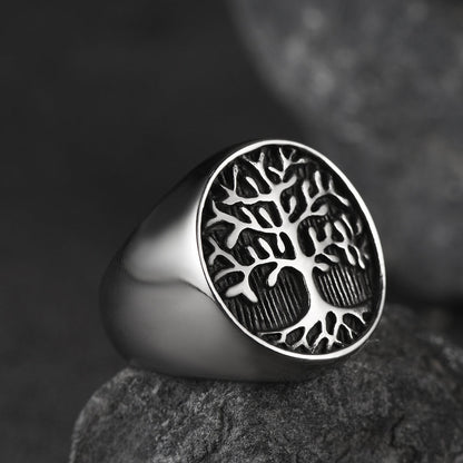Tree of Life Signet Ring for