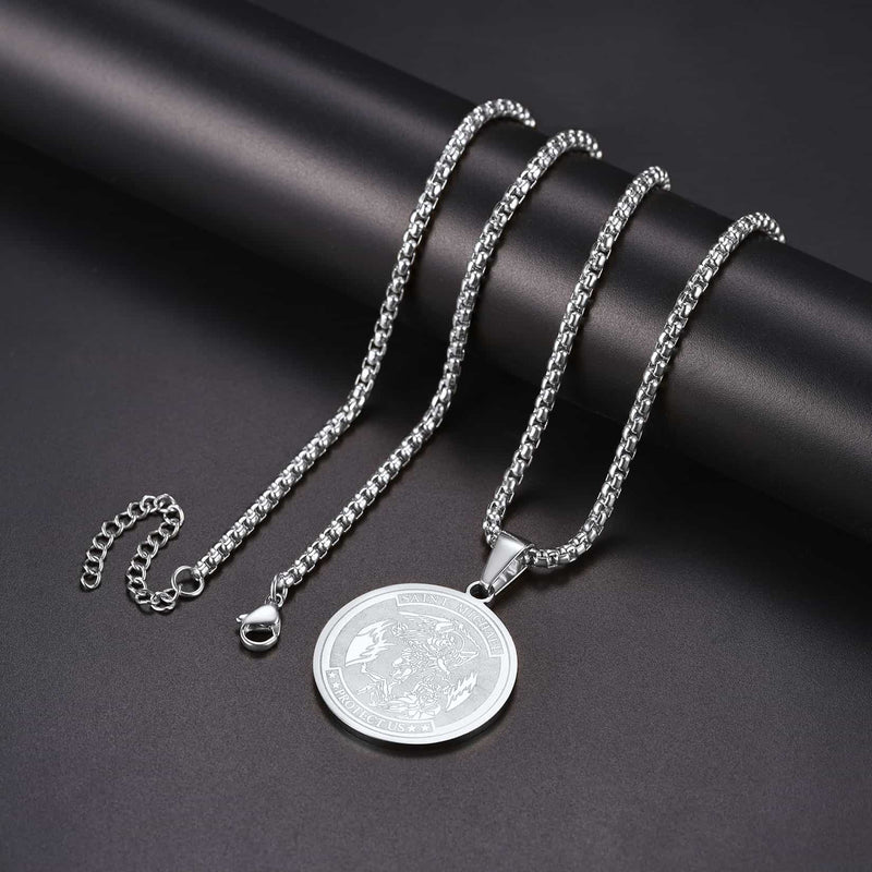 Catholic St. Michael Necklace Medal for