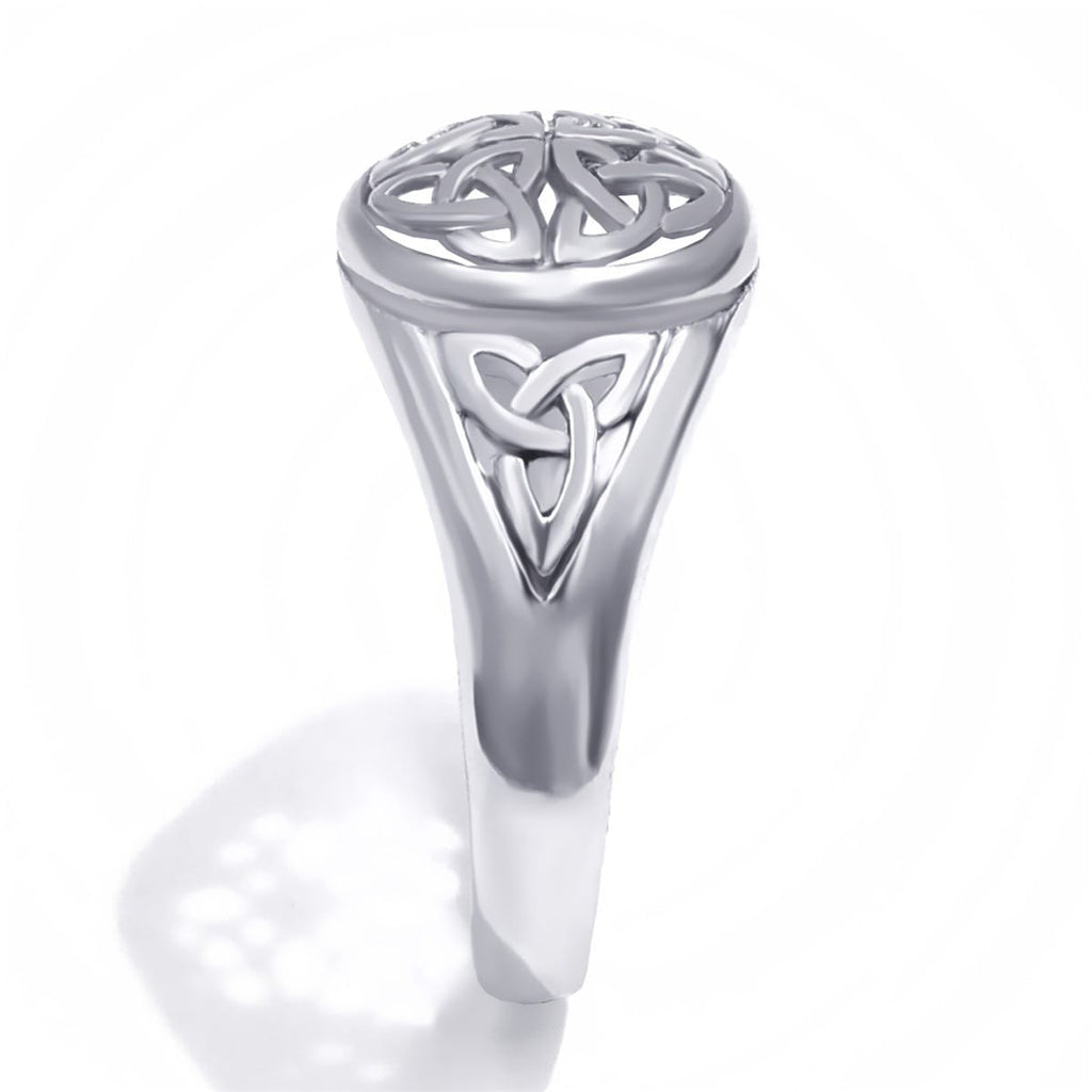 Eternal Love: Sextuple Triquetra Protection Ring