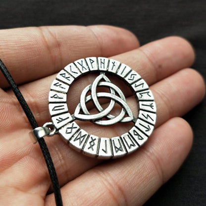 Triquetra Runes Amulet Necklace