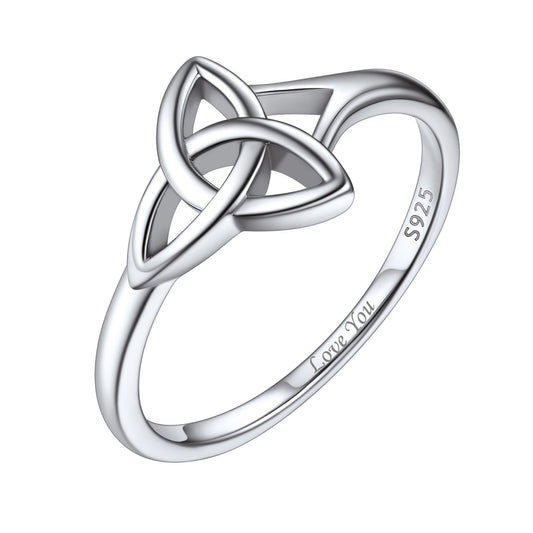 Faithheart Sterling Silver Celtic Knot Ring