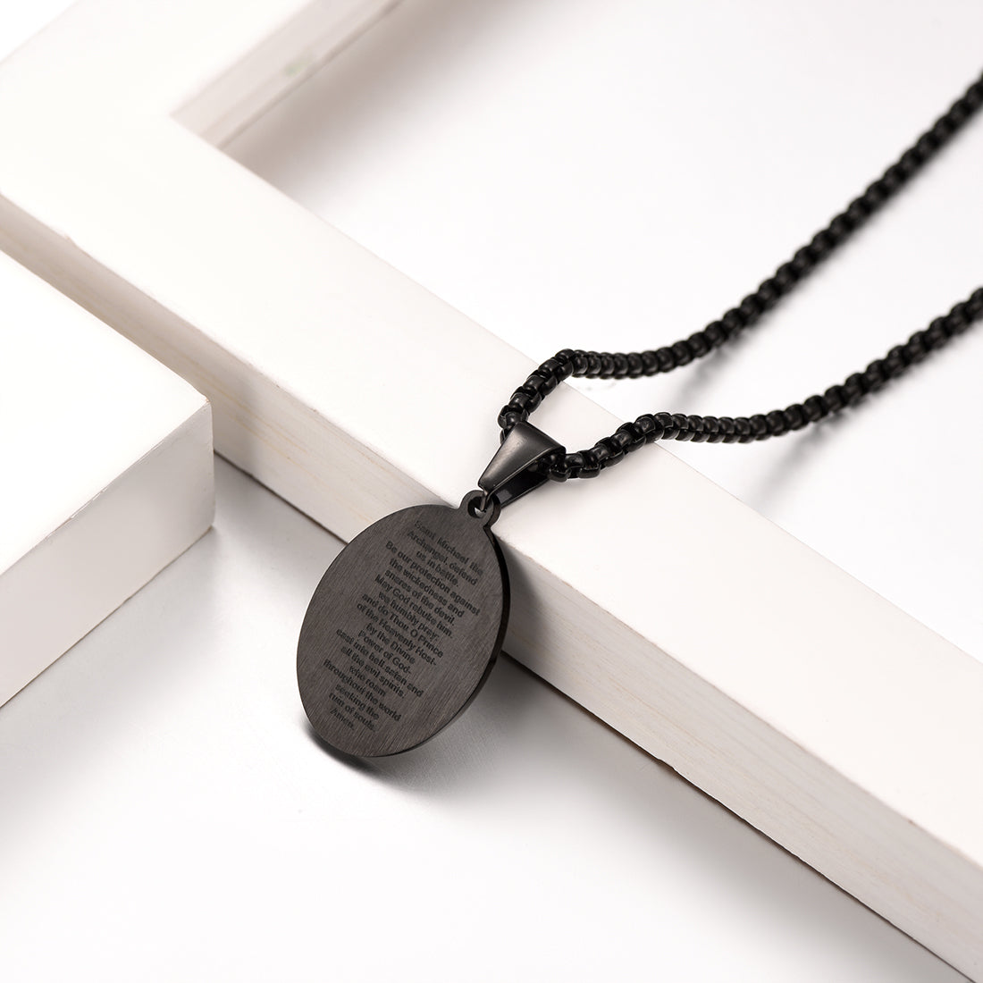 Archangel St. Michael Pendant Necklace Medal for