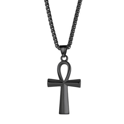 Egyptian Coptic Ankh Cross Necklace for