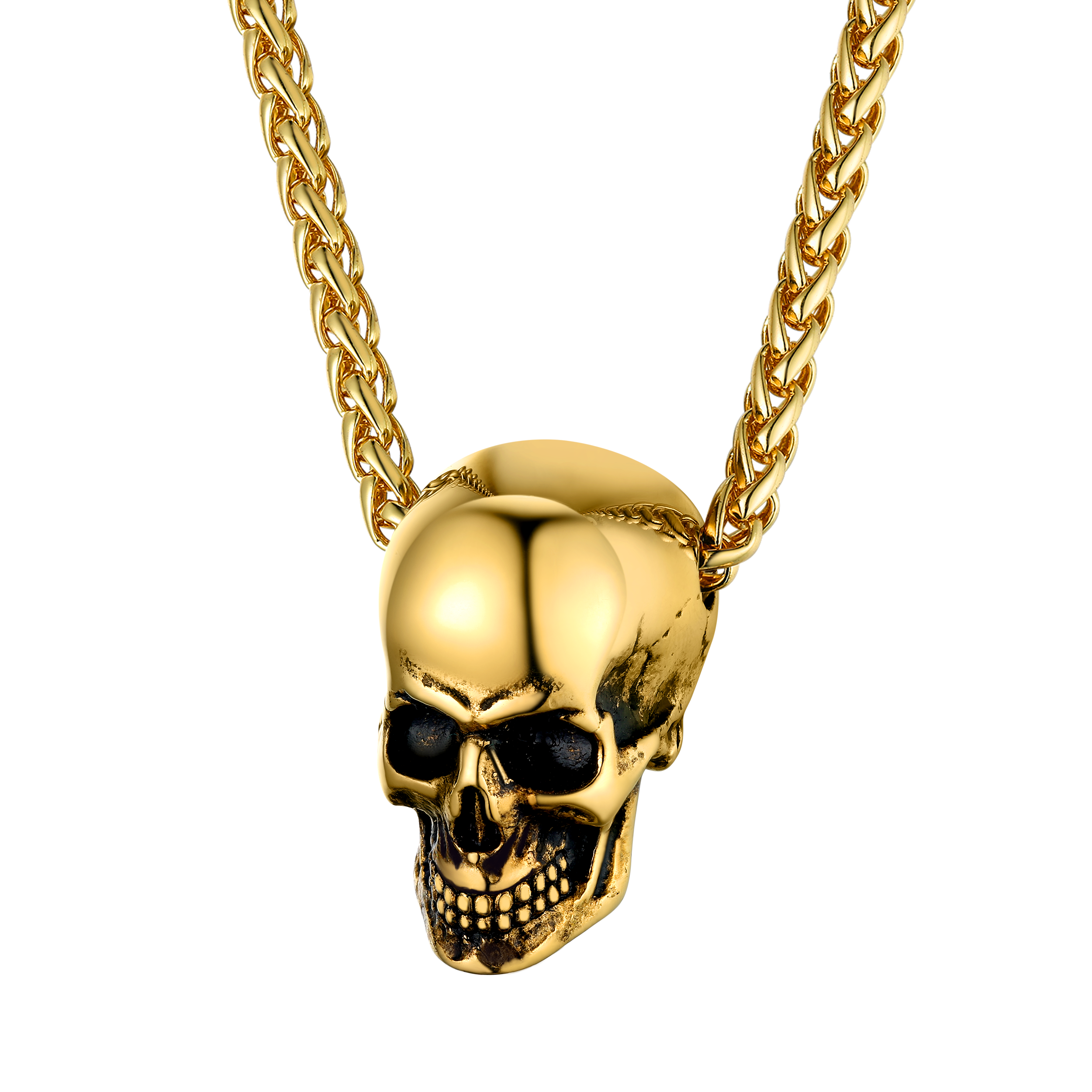 Gothic Skull Necklace Pendant for