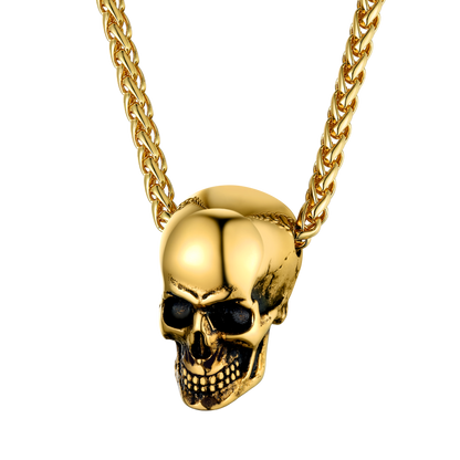 Gothic Skull Necklace Pendant for