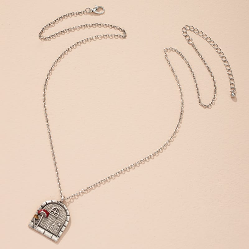 Mystical Mushroom Key Necklace
