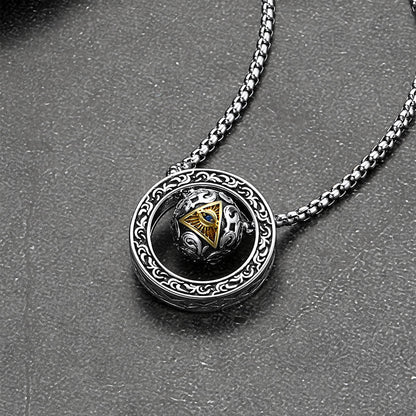 All-seeing Eye Evil Eye Necklace Talisman Bead Protection Jewelry for
