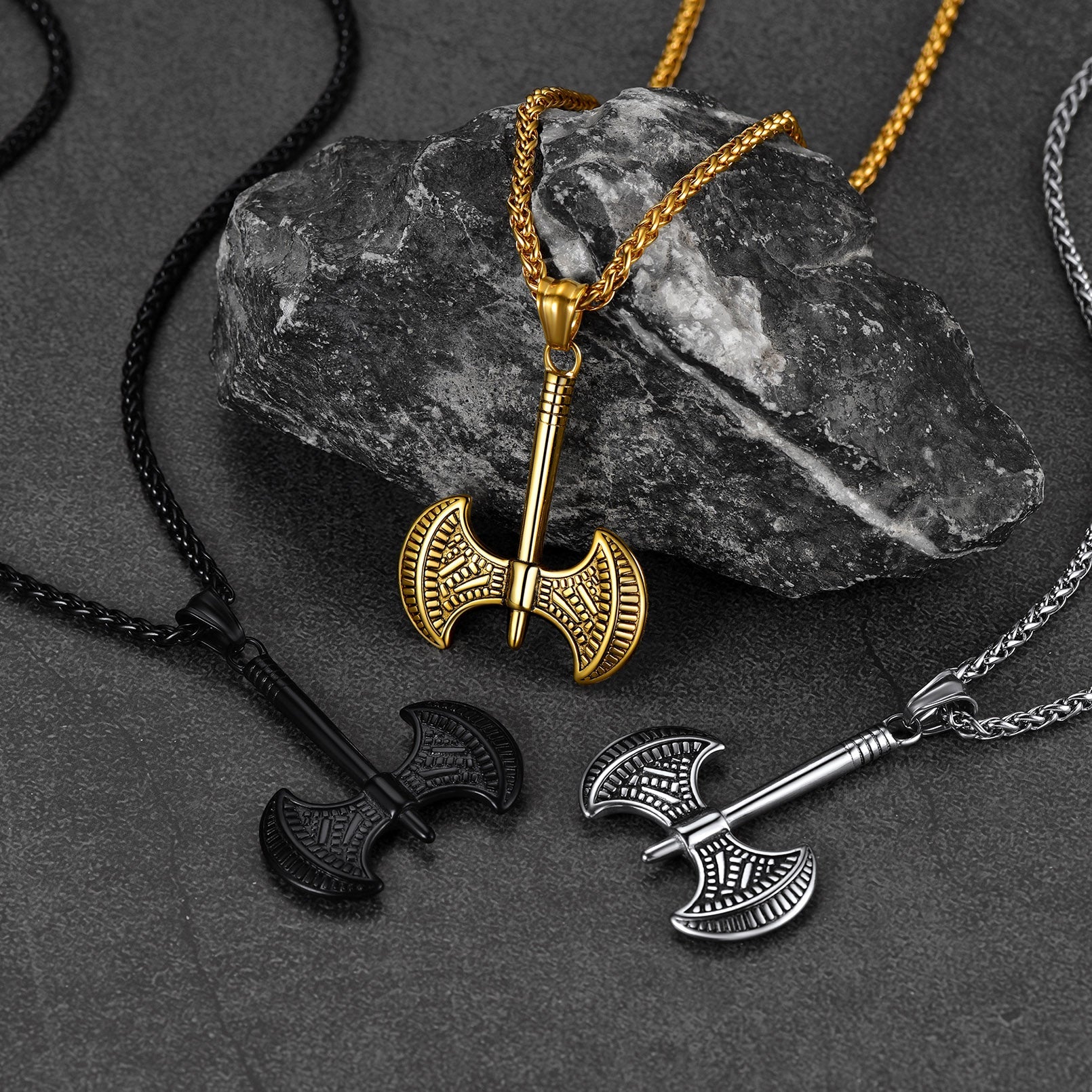 Flash Viking Axe Necklace Amulet Pendant Gift for
