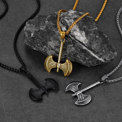 Flash Viking Axe Necklace Amulet Pendant Gift for