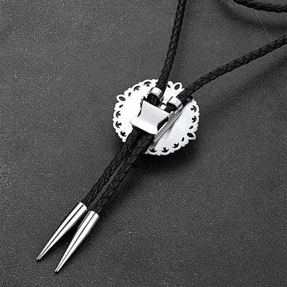 Western Wedding Black Onyx Bolo Ties for