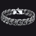 Stainless Steel Celtic Chunky Cuban Link Chain Bracelet for