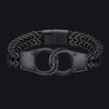 Handcuffs Chain Bracelet for With Celtic Knot in Stainless Steel
