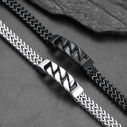 Heavy Celtic Knot Cuban Link Bracelet for in Stainless Steel