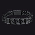 Heavy Celtic Knot Cuban Link Bracelet for in Stainless Steel