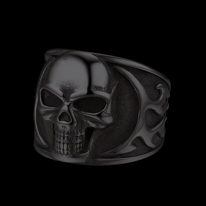 Gothic Frame Skull Ring Stainless Steel Ring for