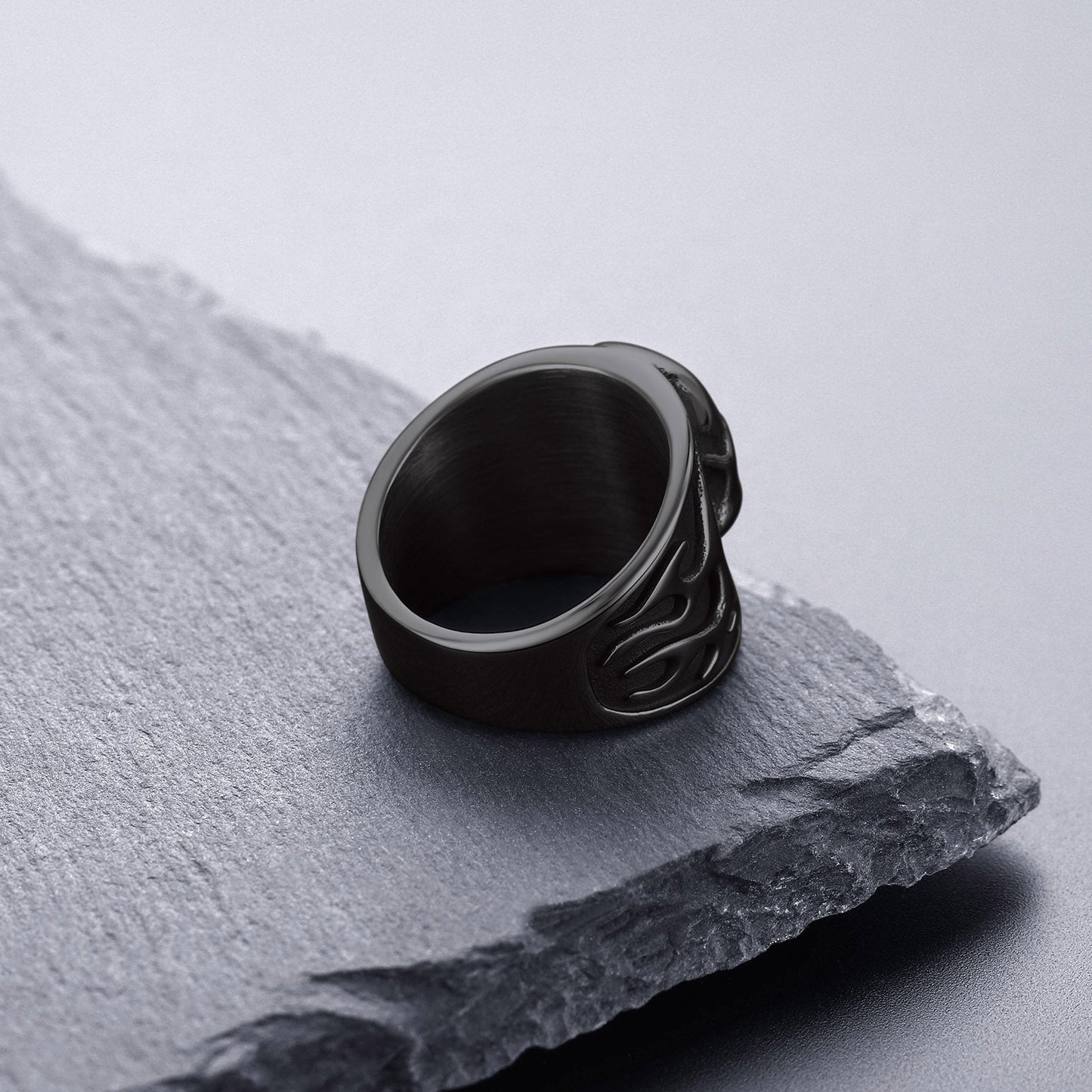 Gothic Frame Skull Ring Stainless Steel Ring for