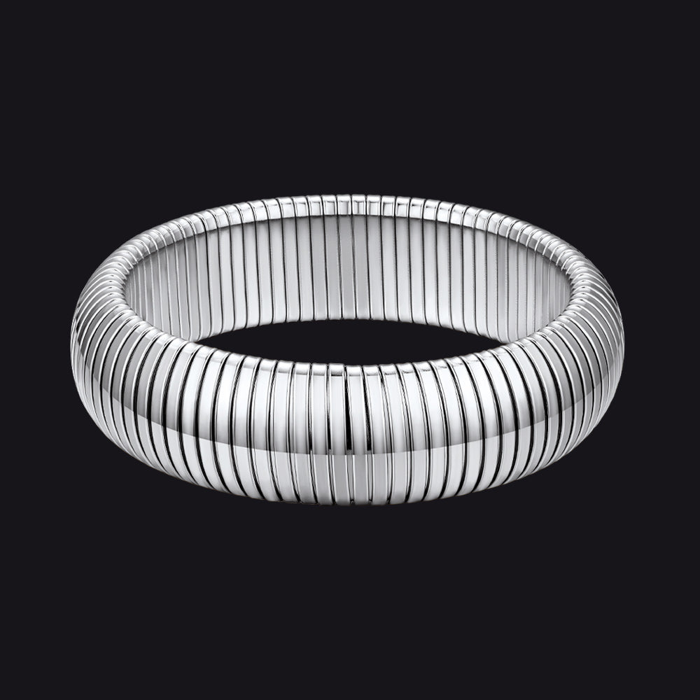 Stretch Chain Bangle Bracelet for , 10/16/20mm Width