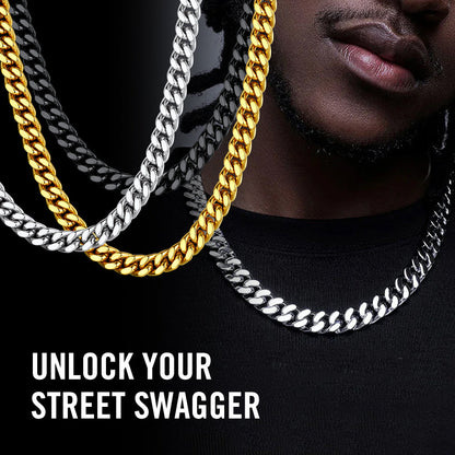 Miami Cuban Link Chain Necklace 5/7/9/12 Mm Chain for