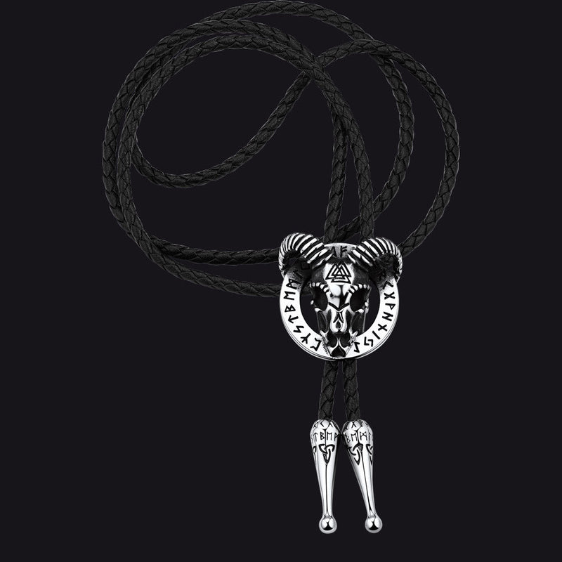 Satanic Baphomet Goat Bolo Tie for