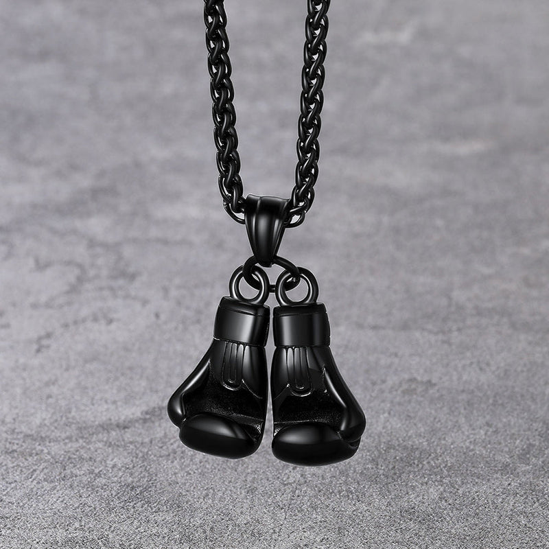 Boxing Gloves Pendant Necklace for