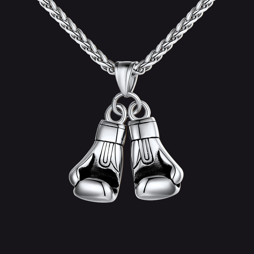 Boxing Gloves Pendant Necklace for