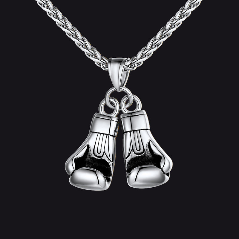Boxing Gloves Pendant Necklace for