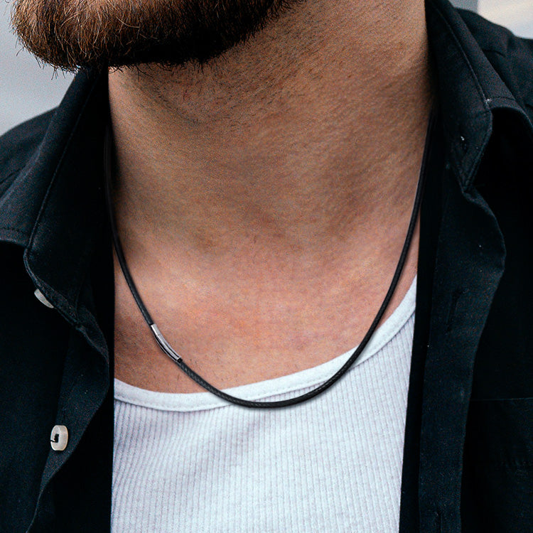 Braided Leather Cord Chain Wax Rope Necklace for 2mm/3mm