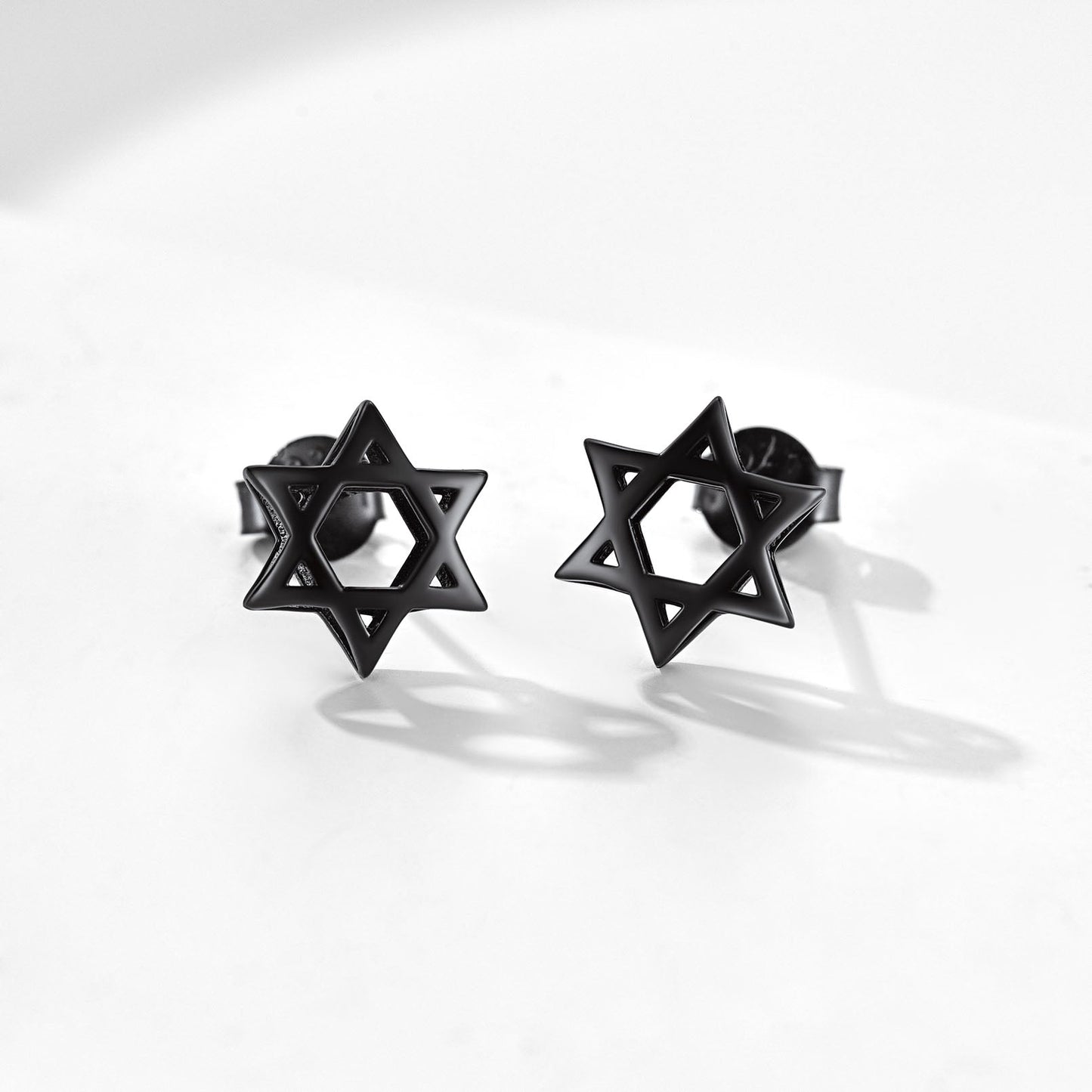 Jewish Star of David Stud Earrings for
