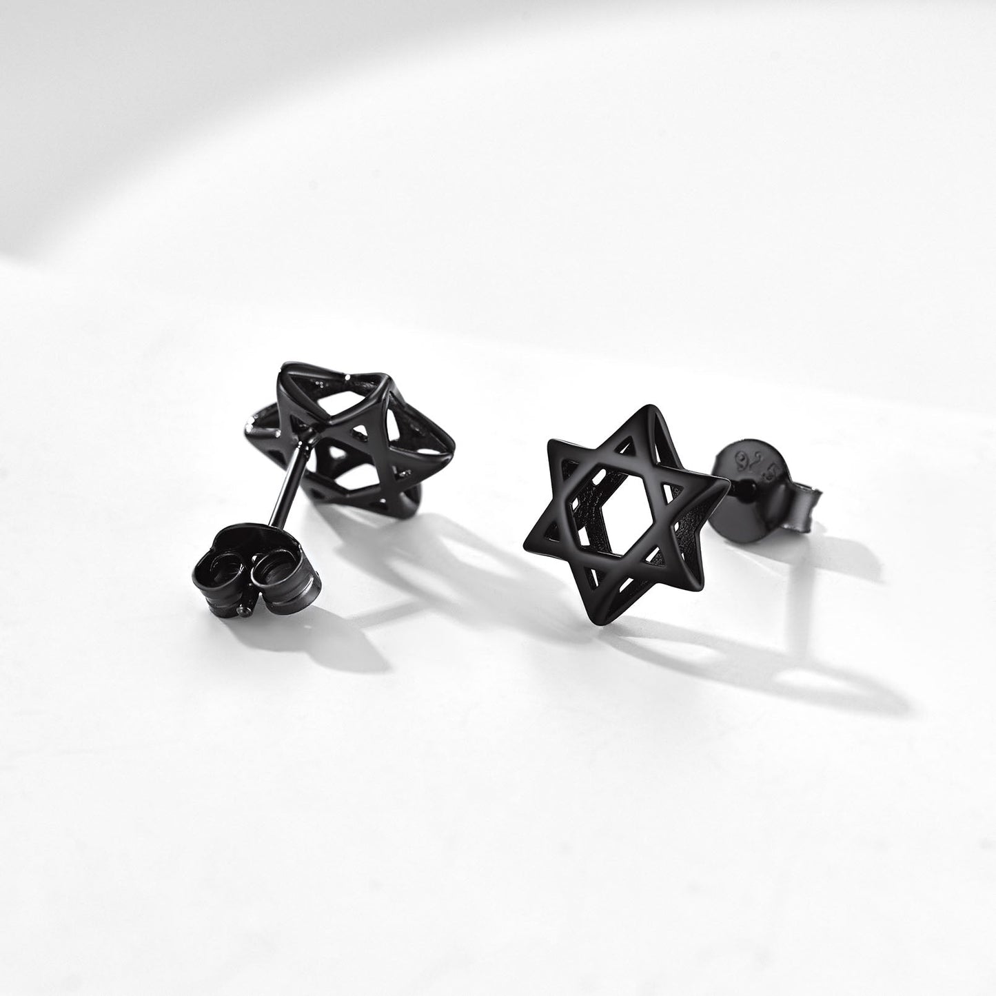 Jewish Star of David Stud Earrings for