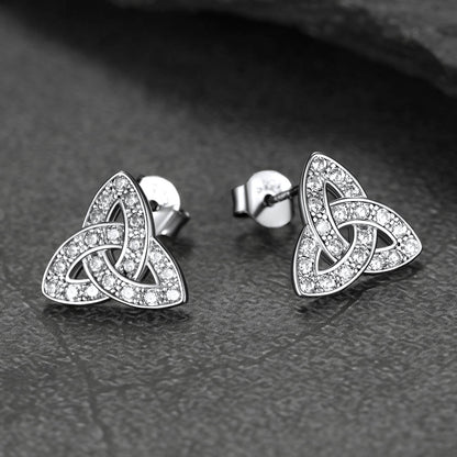Knot Earrings for in Sterling Silver