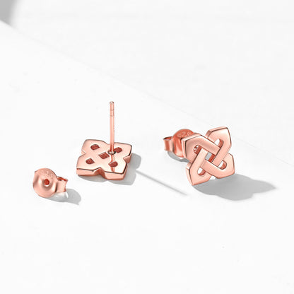 Celtic Knot Stud Earrings for in Sterling Silver