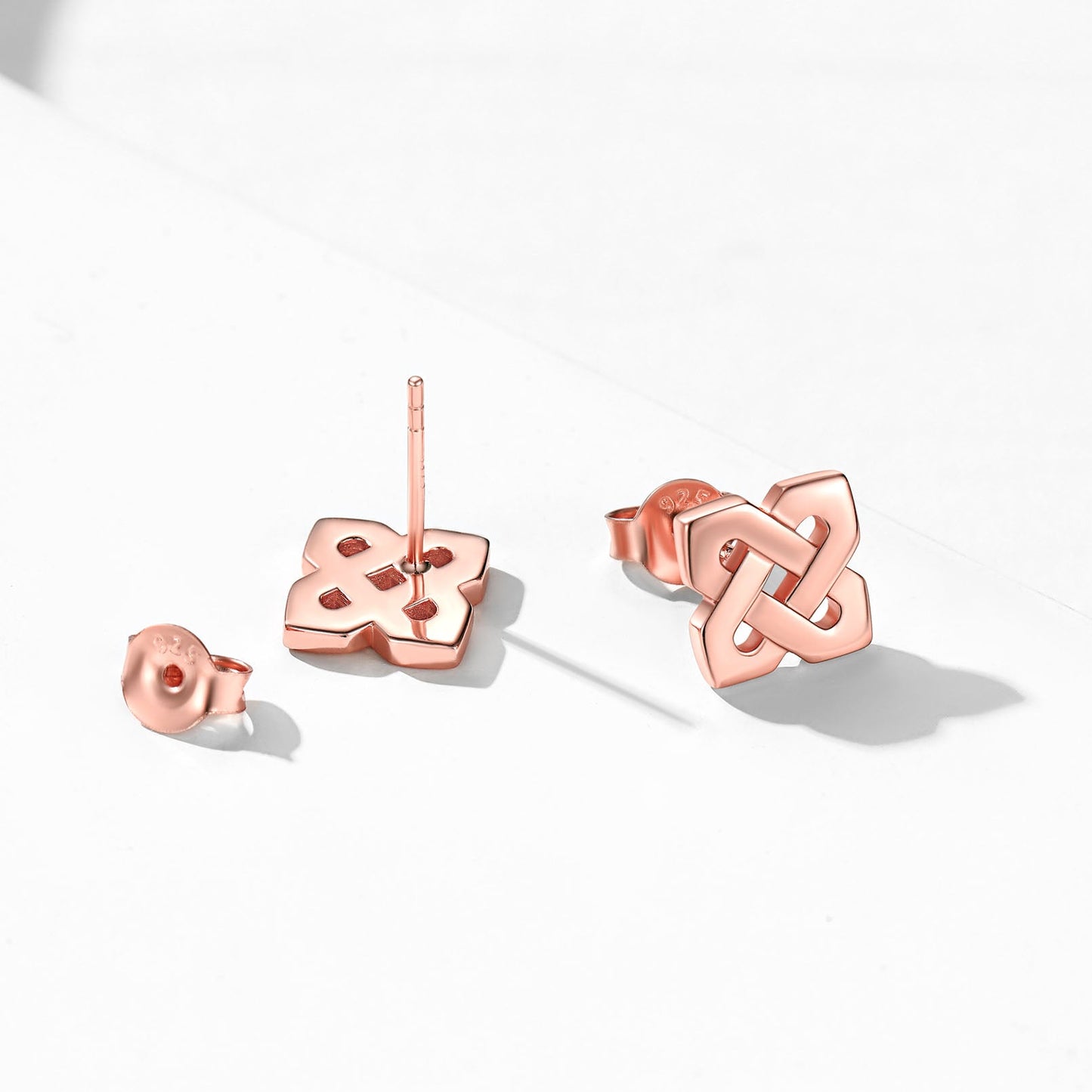 Celtic Knot Stud Earrings for in Sterling Silver