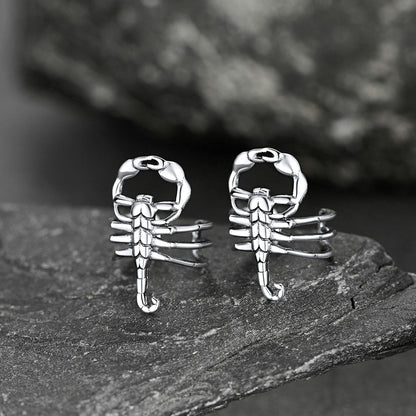 Sterling Silver Scorpion Ear Cuff for