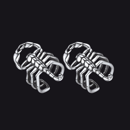 Sterling Silver Scorpion Ear Cuff for
