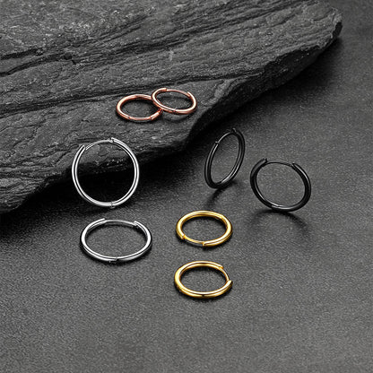 Sterling Silver Hoop Earrings for