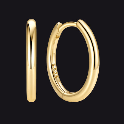 Sterling Silver Hoop Earrings for
