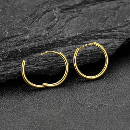 Sterling Silver Hoop Earrings for