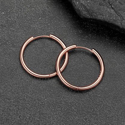 Sterling Silver Hoop Earrings for