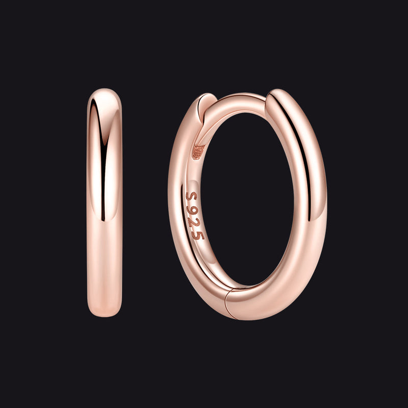 Sterling Silver Hoop Earrings for