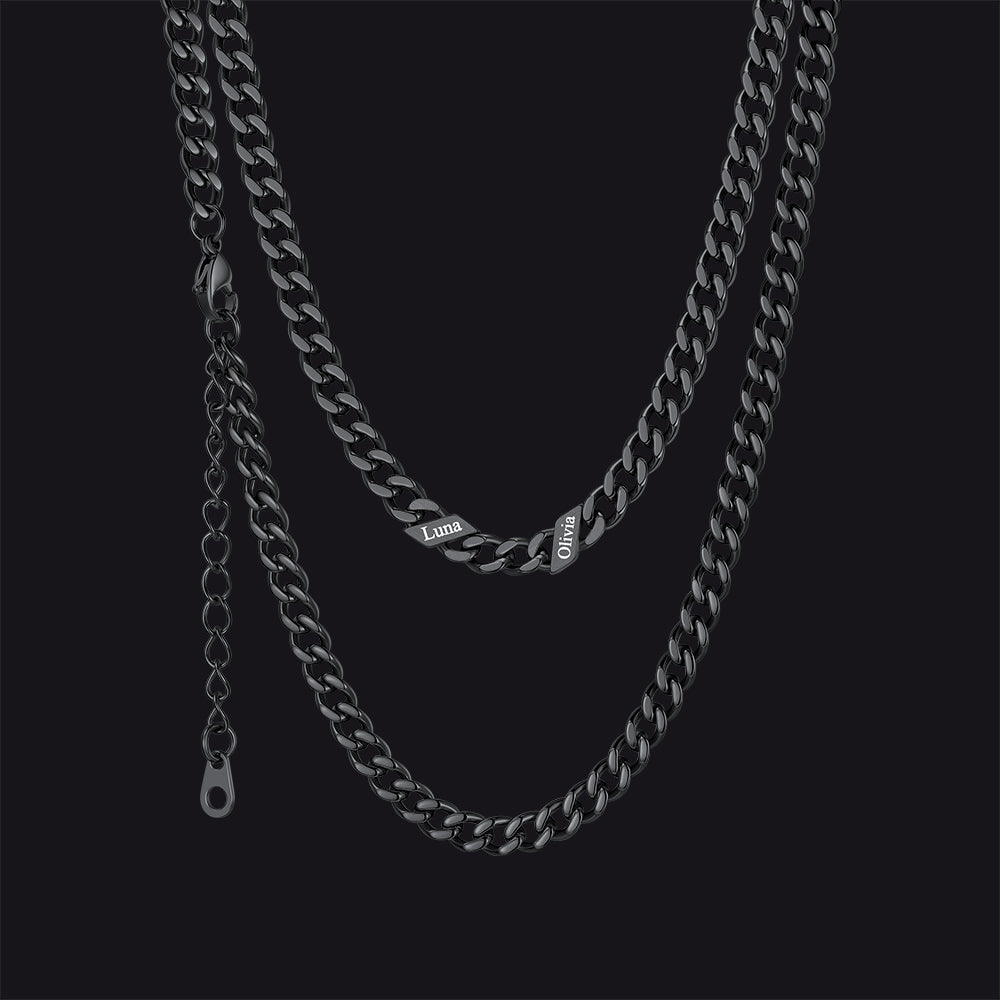 Custom Cuban Link Chains With Names Necklace for , 5/7/9mm Width