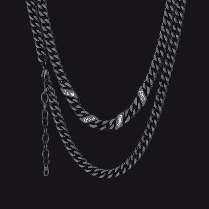 Custom Cuban Link Chains With Names Necklace for , 5/7/9mm Width